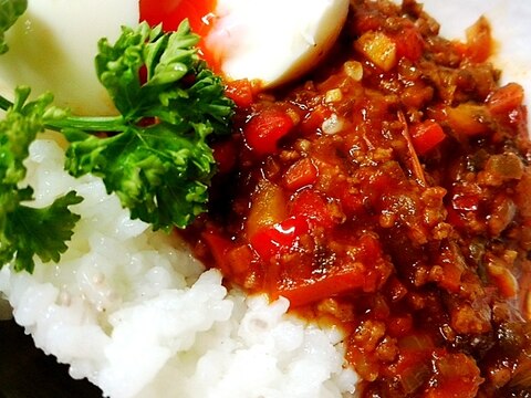 野菜のキーマカレー